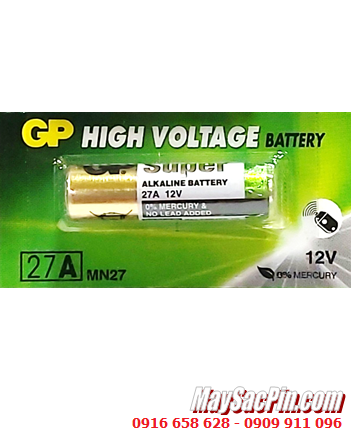 Pin 12v _Pin A27; Pin GP High Voltage 27A, A27, MN27 Alkaline 12v Pin Remote điều khiển 